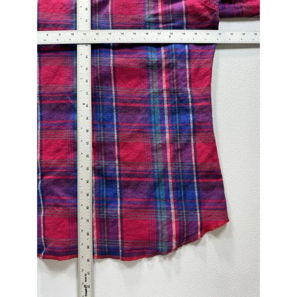 Vintage Wrangler Pearl Snap Shirt Women’s XL Pink Work Western Cowgirl Rodeo - Picture 7 of 8